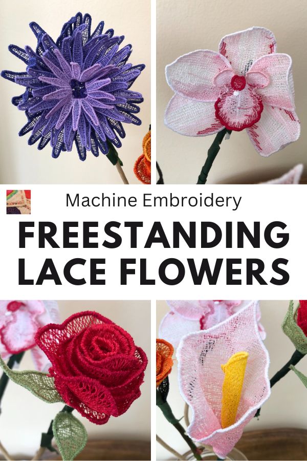Freestanding Lace Flowers