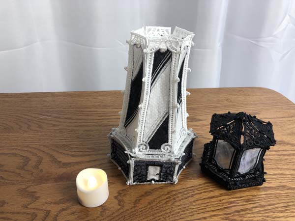 Freestanding lace Lighthouse top off