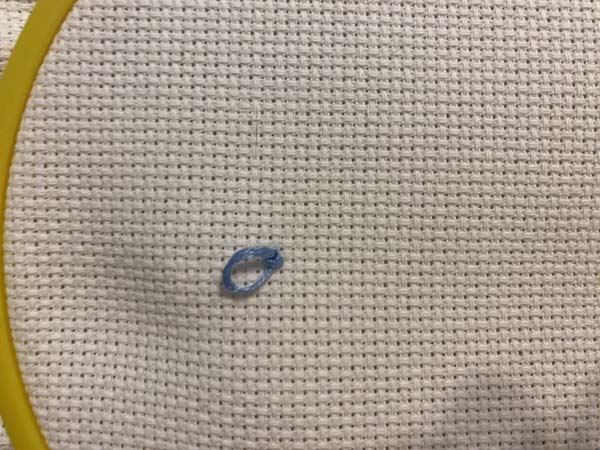 French Knot 7 pull thread