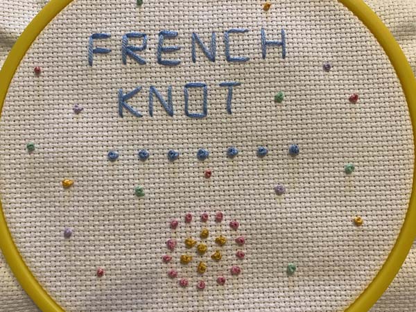 French Knot Sampler