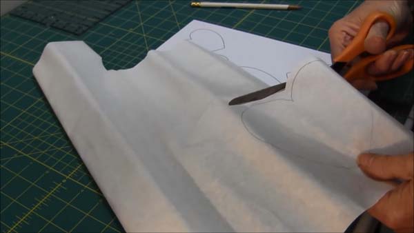 Fusible Web Applique 3 Rough cut out template