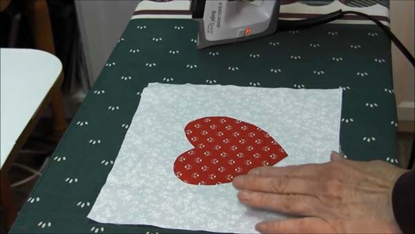 Fusible Web Applique 8 Place On Background Fabric