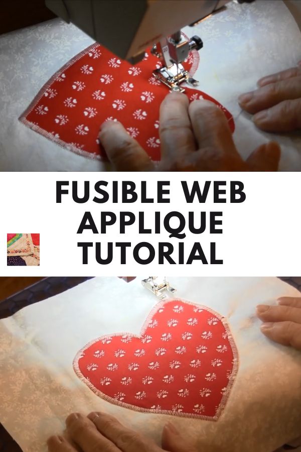 Fusible Web Applique Tutorial - pin
