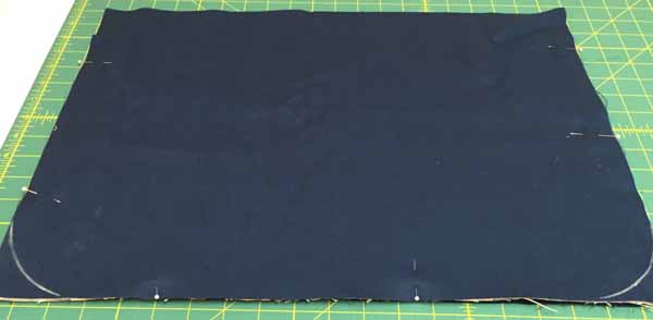 Garden Apron Tutorial - Curve Corners