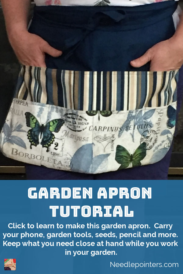 Garden Apron Tutorial - pin