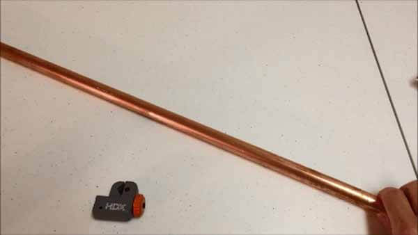 Recycled Dish Bird Feeder - copper pipe