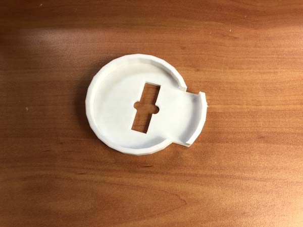 Gardyn 3D printed algae cover back