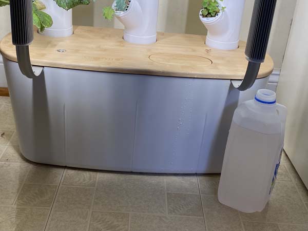 Gardyn System Base with Half Gallon Water Jug