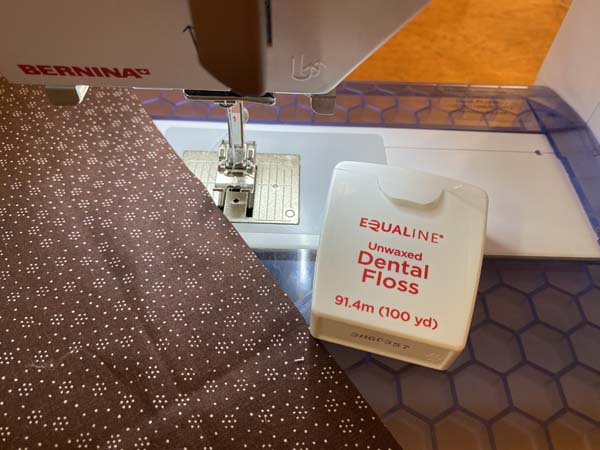 Gather Dental Floss 1 Showing Floss