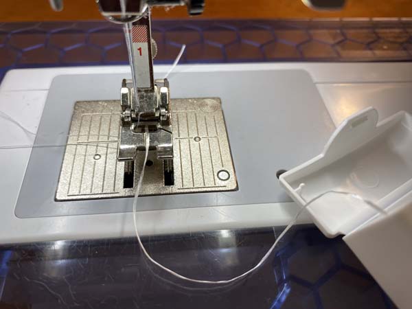 Gather Dental Floss 4 Thread Floss Through Foot