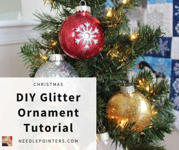 Simple Dollar Tree Snowflake Ornament Craft for Kids - Glitter On