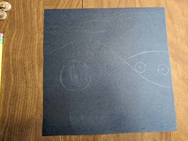 Graduation Cap Drawing Layout