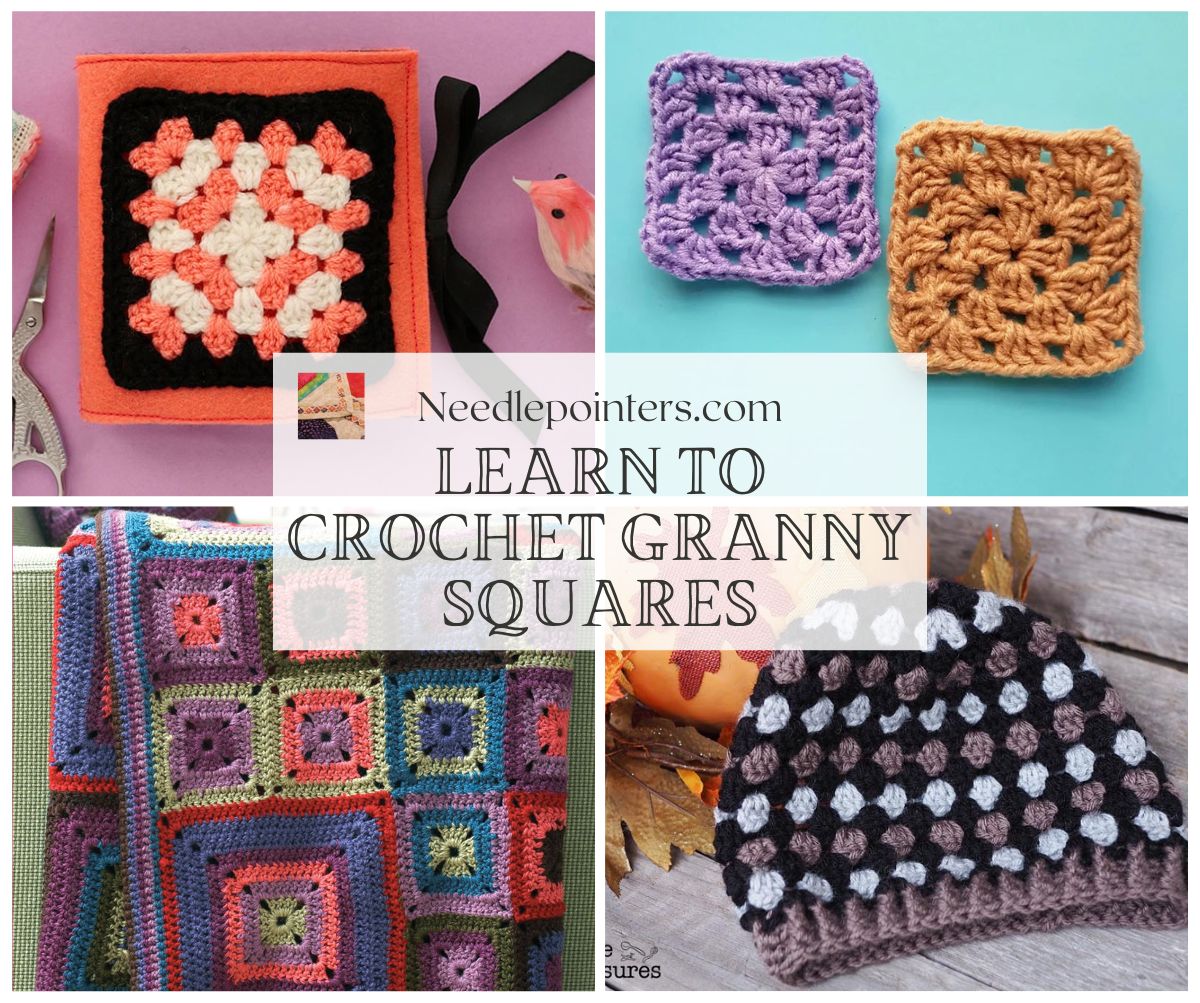 Learn to Crochet Granny Squares | Needlepointers.com