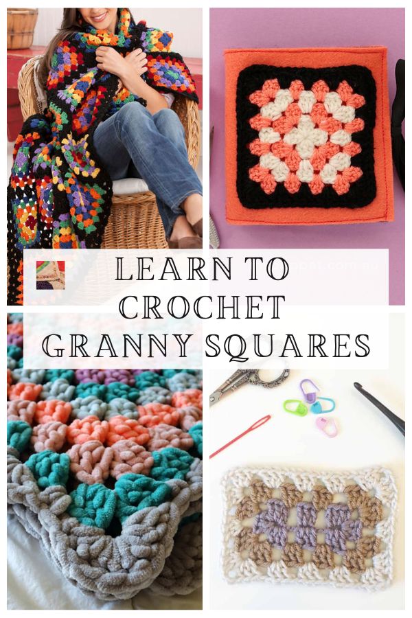 Learn to Crochet Granny Squares | Needlepointers.com