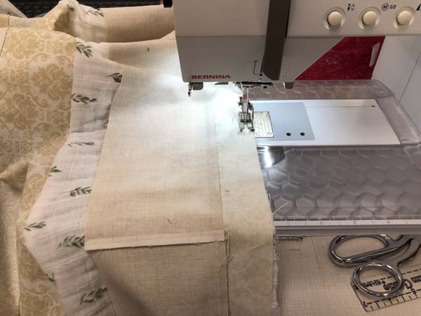 Green Strip Quilt Sew Strips