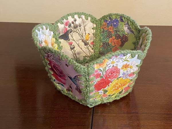 Greeting Card Basket Finished