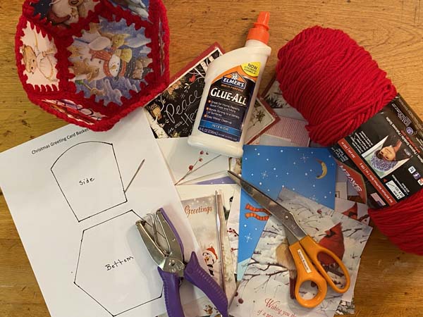 Greeting Card Basket Supplies