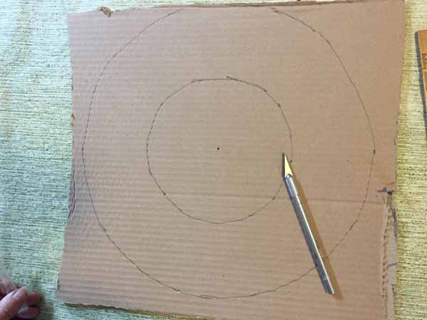 Greeting Card Wreath Tutorial Cut Out Wreath Form