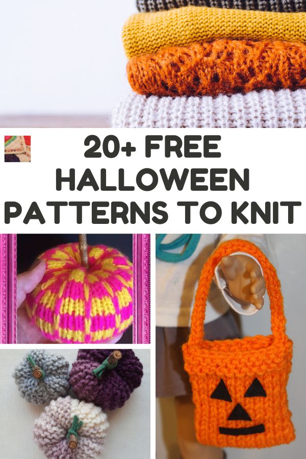 20+ Free Halloween Patterns to Knit