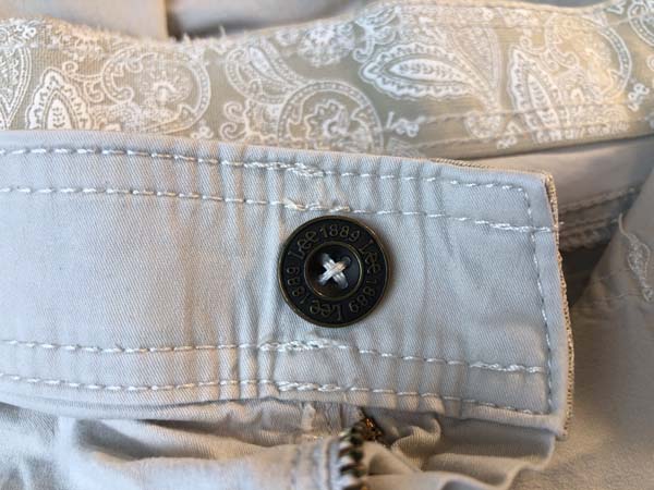 Hand Sew Button 14 Second set stitches complete