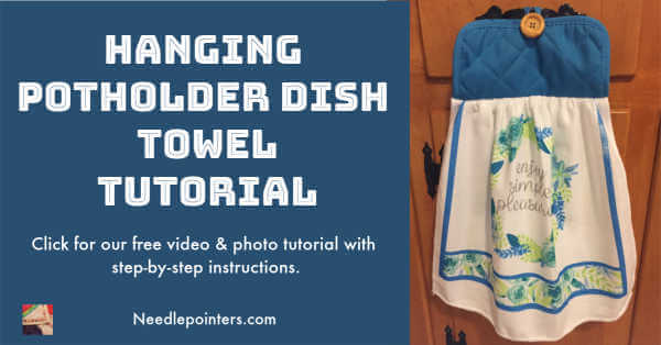 6 FREE Hanging Kitchen Towels Tutorials