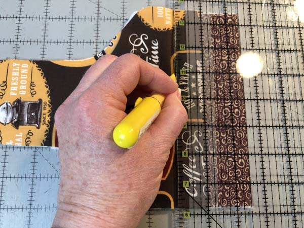 Hanging Towel 10 Mark Stitching Lines