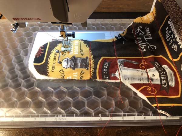 Hanging Towel 13 Finishing stitching lines