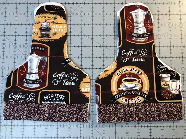 Hanging Towel 14 Showing Decorative Stitching