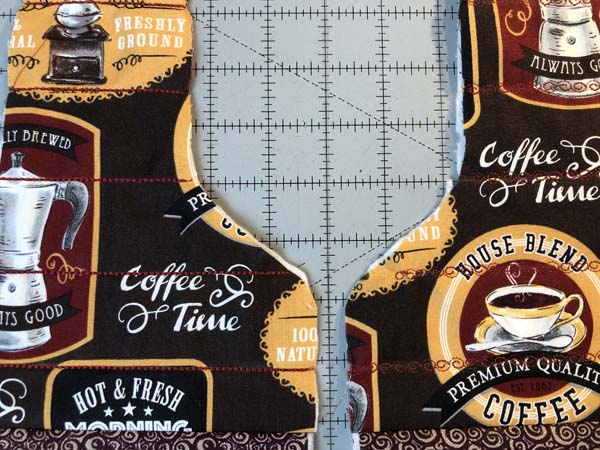 Hanging Towel 15 Closeup of decorative stitching