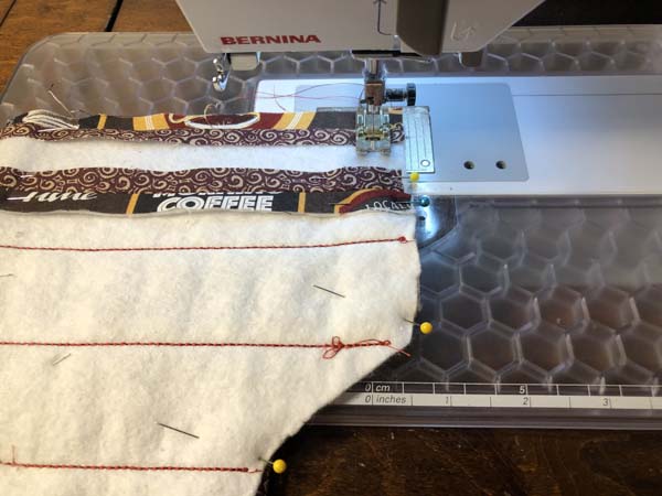 Hanging Towel 18 sew around topper