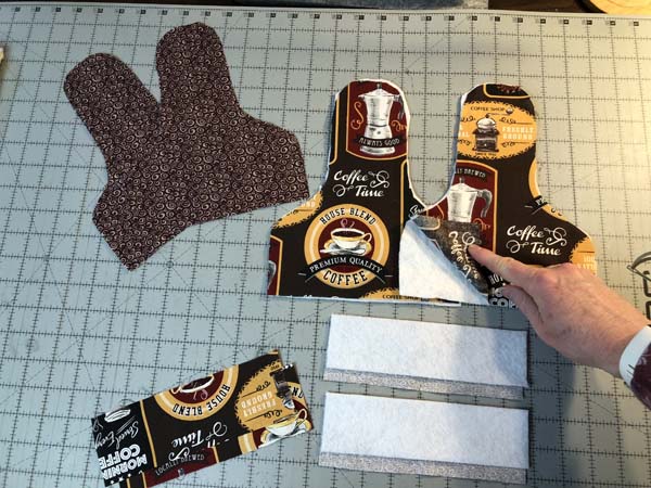 Hanging Towel 2 Layer Batting with Fronts