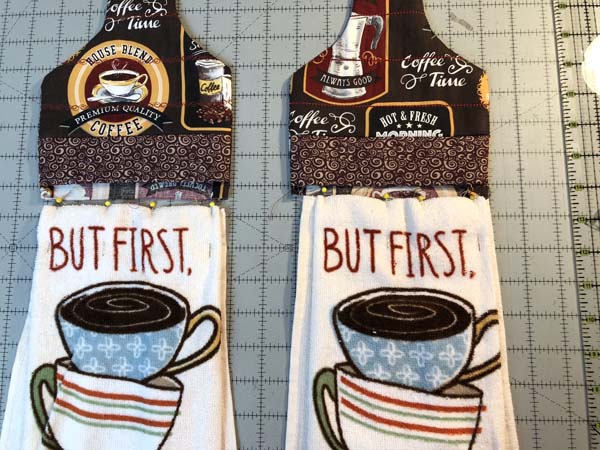 Hanging Towel 32 pleated towels