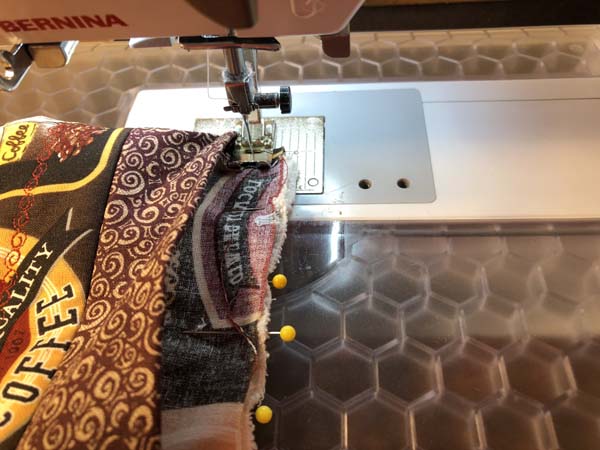 Hanging Towel 34 sew towel to topper