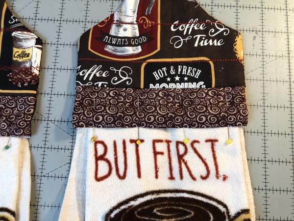 Hanging Towel 37 pin topper edge