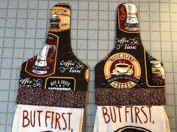 Hanging Towel 40 Finished topper fronts