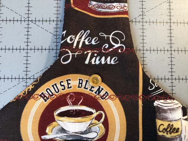 Hanging Towel 49 second snap installed