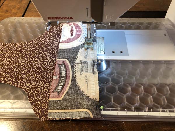 Hanging Towel 6 sew on band back