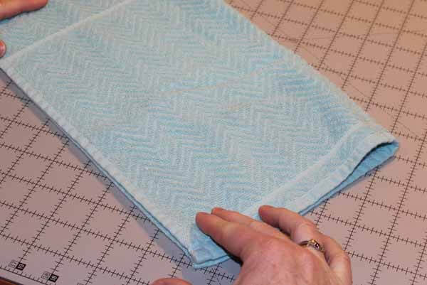 Hanging Towels with Snaps - Fold Towel in Half
