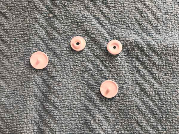 Hanging Towels with Snaps - Snap Parts