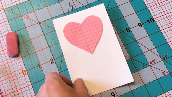 Heart Balloon Card 4 Heart Shape to Trace