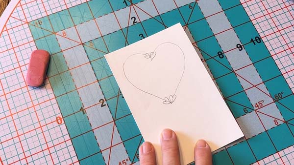 Heart Balloon Card 6 Draw Hearts