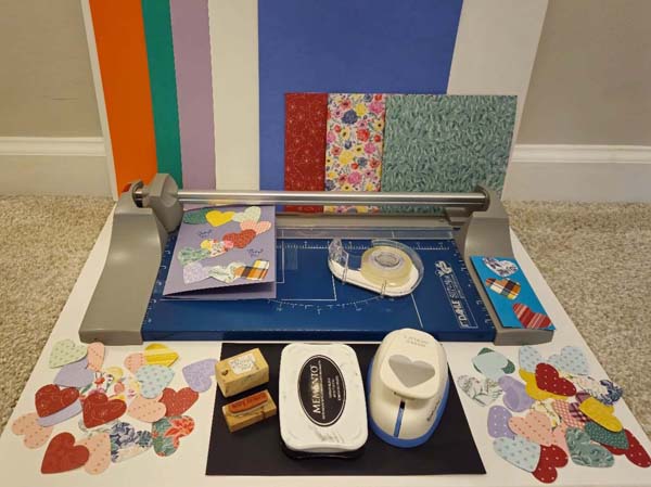 DIY Thanks You Card Tutorial Supplies