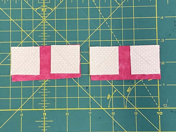 Heart Mug Rug 15 Marked Squares