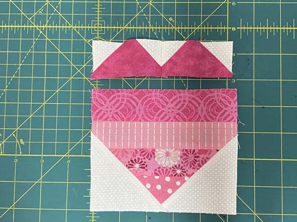 Heart Mug Rug 18 Top complete