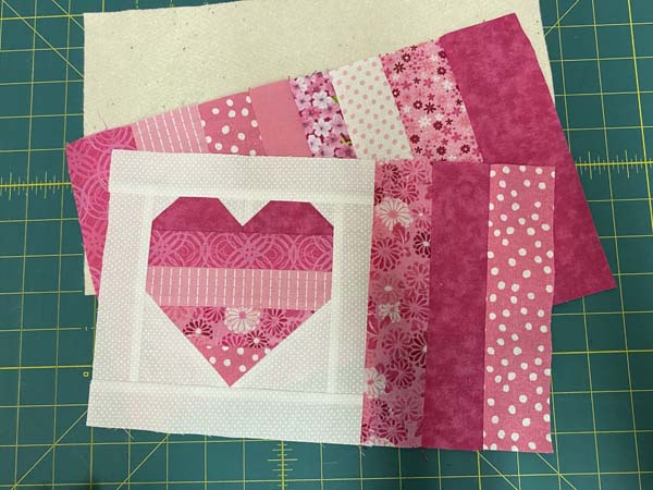 Heart Mug Rug 26 Mug Rug Top Back Batting