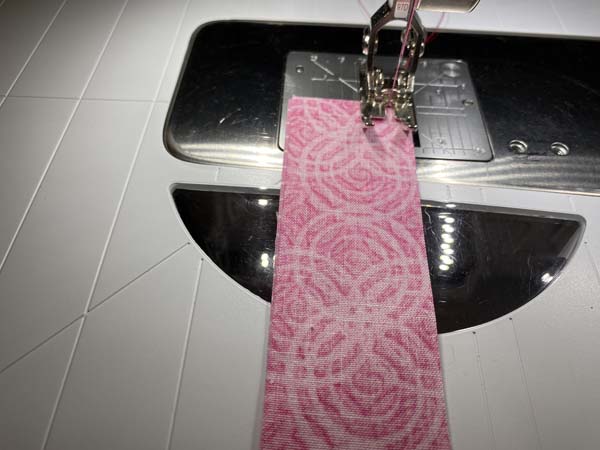 Heart Mug Rug 3 Sew Strips