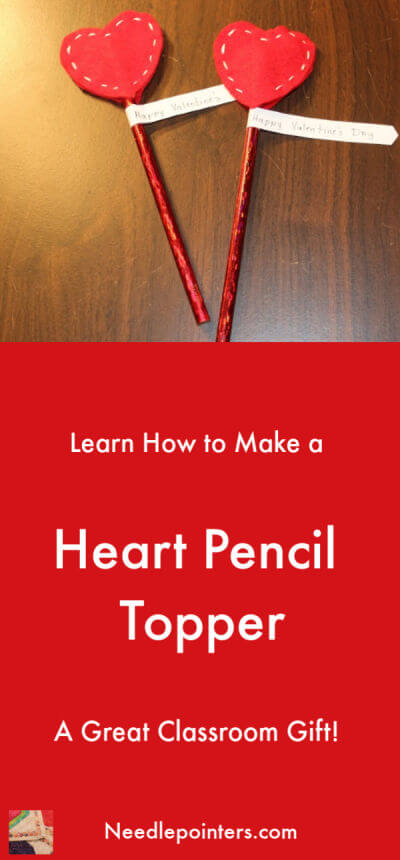Heart Pencil Topper