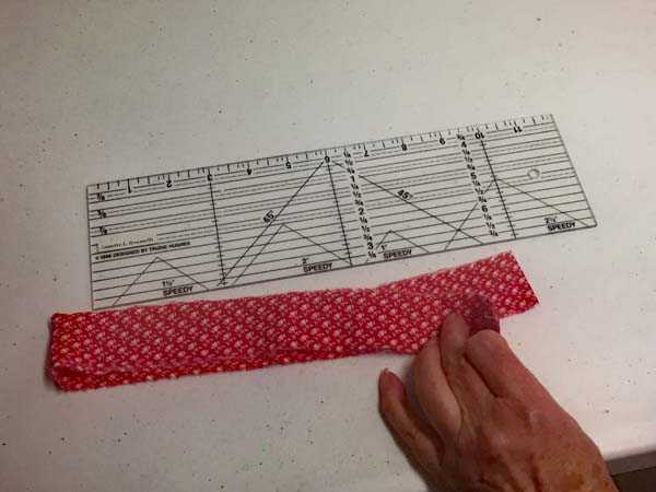 Heart Rag Wreath Measure Length