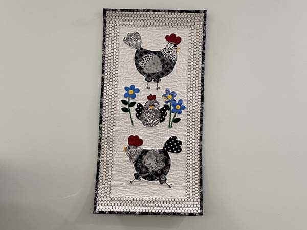 Hens and Chicks 1 Wall Hanging