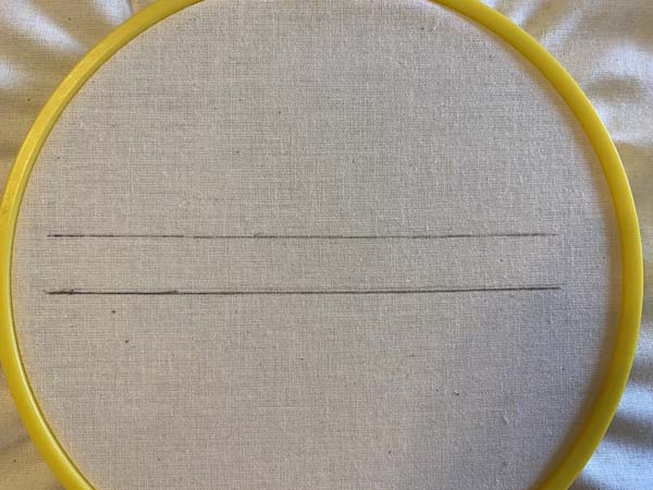 Herringbone Stitch Linen 1